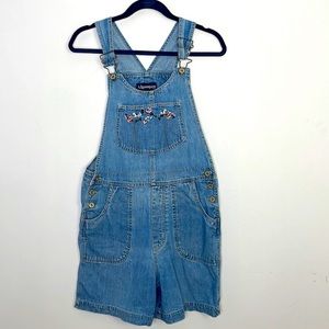 Cutest pair of vintage embroidered overalls!